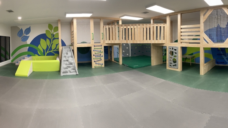 Pano shot of playroom